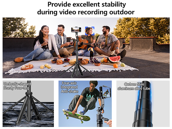 phone tripod with light