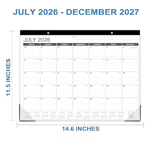 2026-2027 desk calendar 2026-2027 calendar desk 2026-2027 desktop calendar 2026-2027 calendar desk