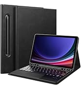MoKo Keyboard Case for Galaxy Tab S9 FE 5G Case with Keyboard 10.9", Samsung Galaxy Tab S9 Keyboa...