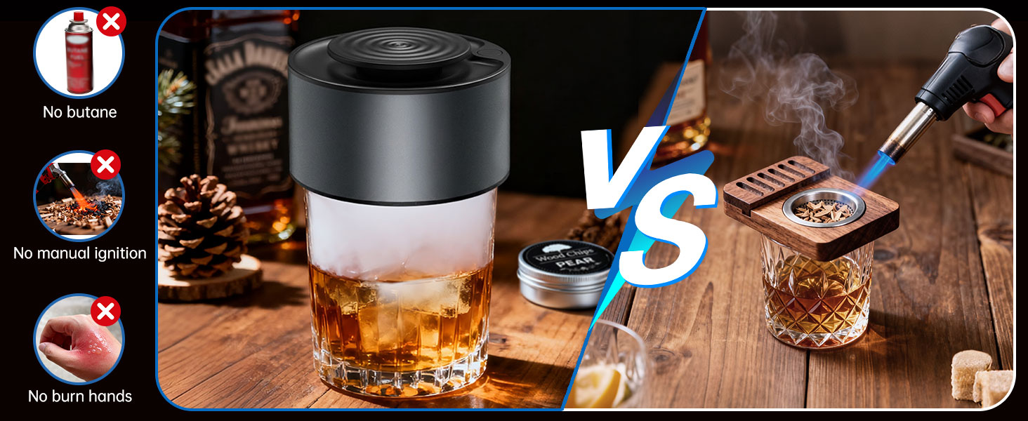 electric whiskey smoker kit