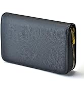 Fountain Pen Leather Pen Case 10 Divided Slots Black, Rollerball Pen Holder Handmade Display Orga...