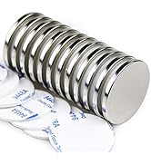 LOVIMAG Super Strong Neodymium Disc Magnets, Powerful Rare Earth Magnets with Double-Sided Adhesi...