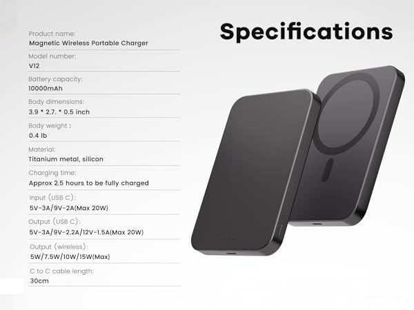 Magnetic Wireless Portable Charger