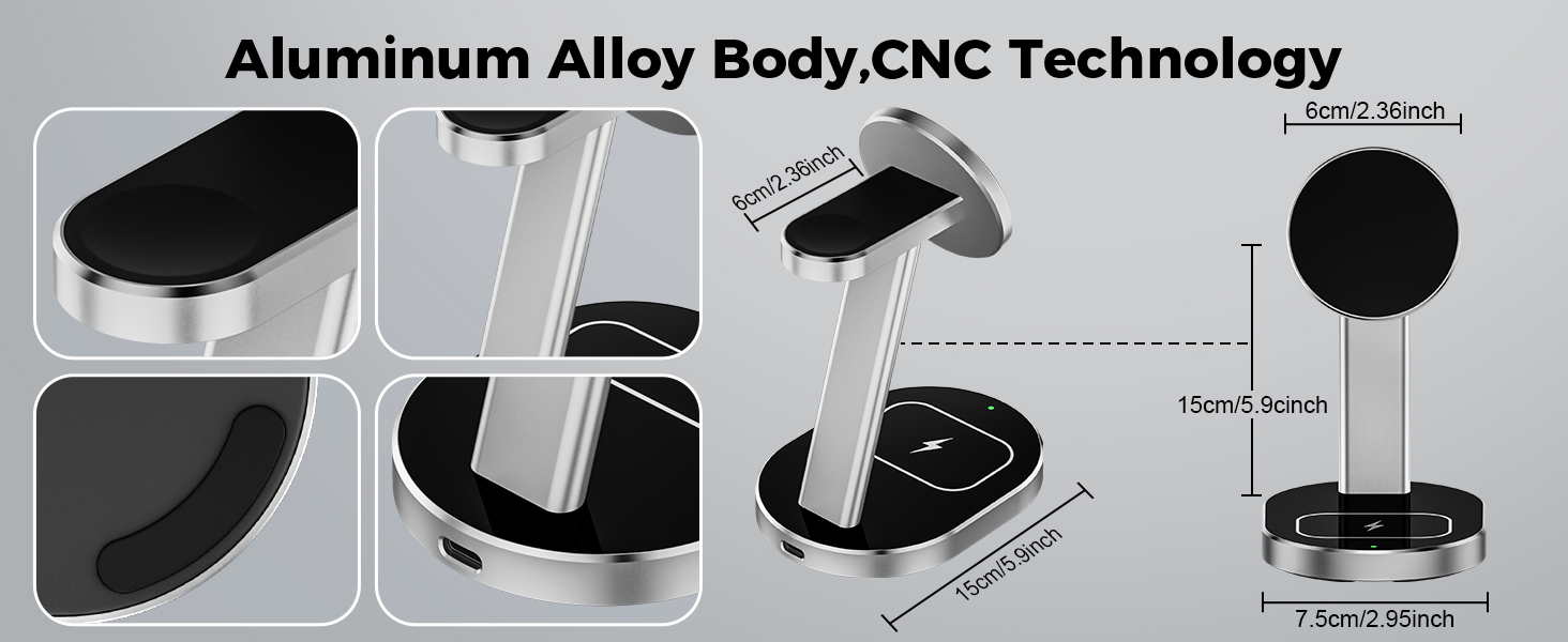 phone watch airpods charging station