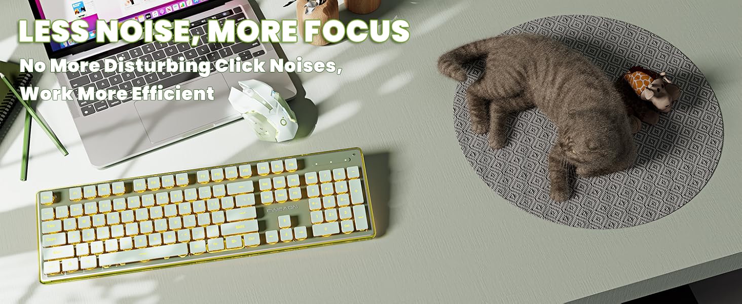 cute keyboard and mouse wireless
