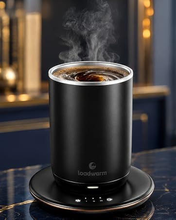 loadwarm Self Stirring Heated Coffee Mug