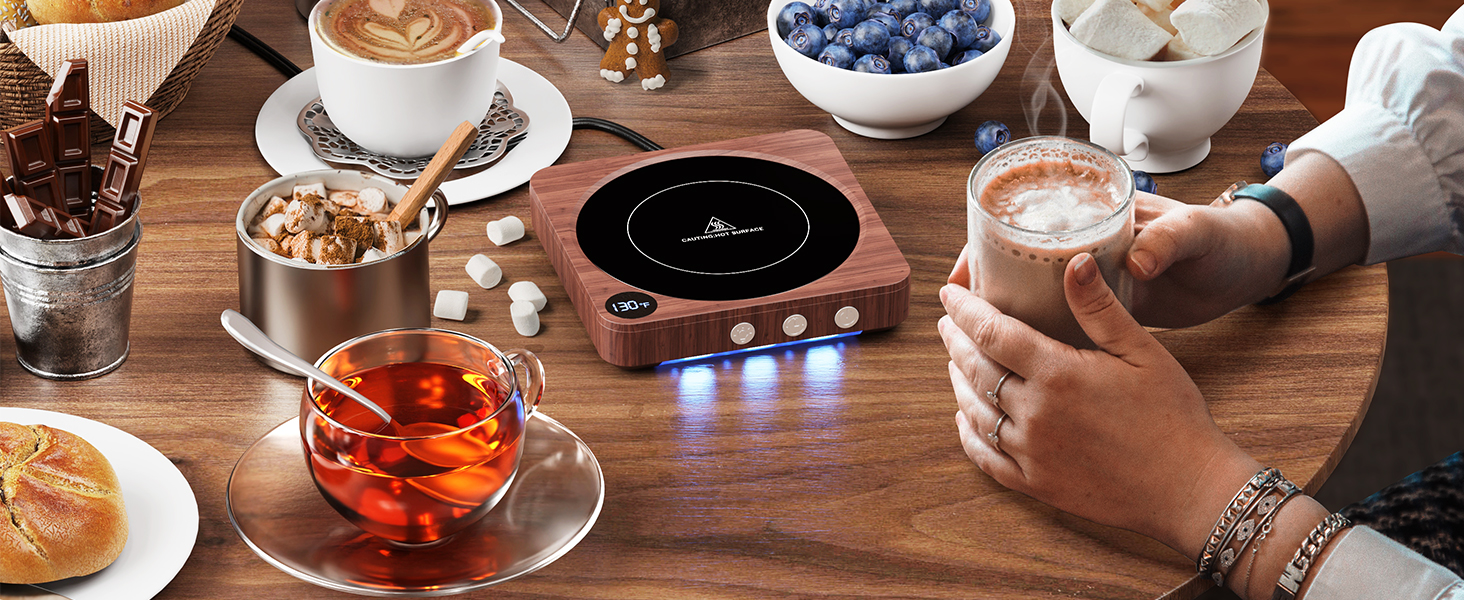 coffee warmer plate; coffee cup warmer cordless; warmer; cordless candle warmer; 