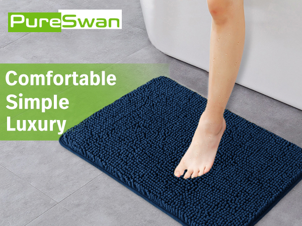 bathroom rugs non slip washable shower rugs for bathroom chenille bathroom rugs navy blue