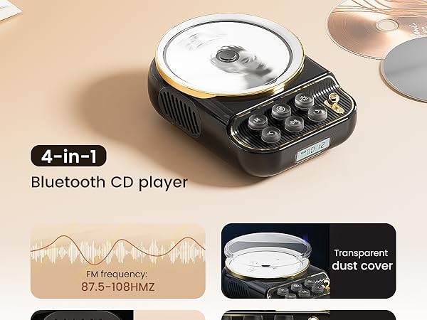 cd player with speakers