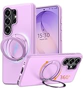 Oterkin for Samsung Galaxy S26 Ultra Case with 360° Spin Magnetic Stand [Fit for MagSafe] [Non-Sl...
