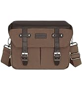 MOSISO Camera Case Crossbody Shoulder Messenger Bag, DSLR/SLR/Mirrorless Photography Vintage PU L...