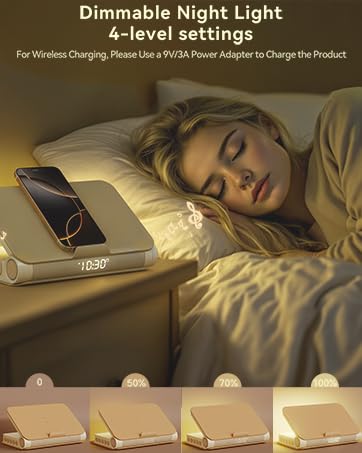 Digital Dimmable Clock for Bedroom