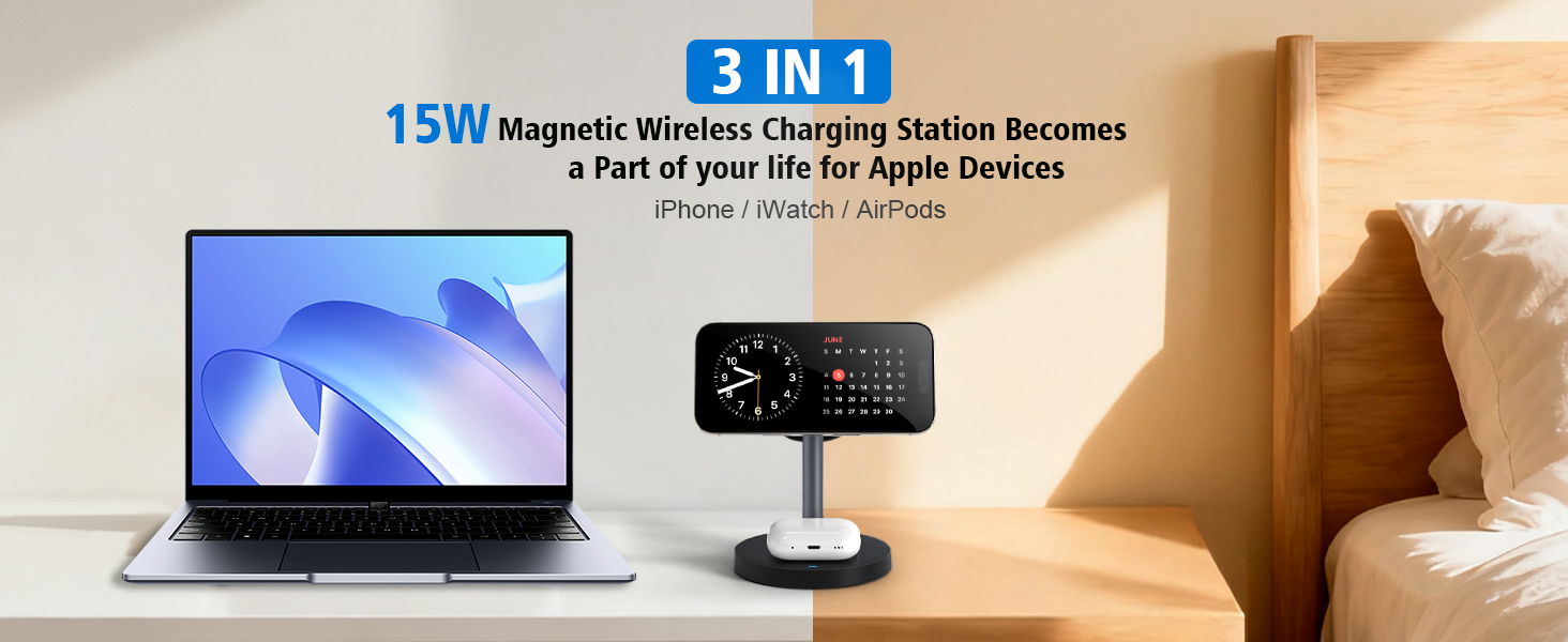 3 in 1 charging station apple