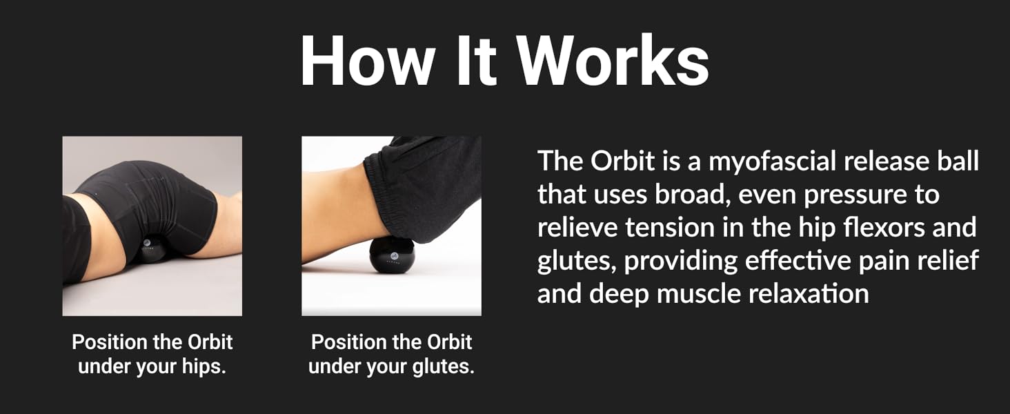 back stretcher massager lacrosse ball muscle roller pain relief trigger point tool hip release