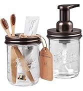 SheeChung Bathroom Accessories, Toothbrush Holder, Foaming Soap Dispenser, Bathroom Decor, Bathro...