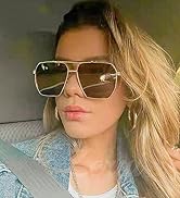 Retro Oversized Square Sunglasses