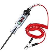 Enhanced Automotive Test Light, 3V-48V Digital Fuse Tester with Automatic Bidirectional Voltage T...