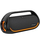 Tronsmart Bang(Upgraded) 60W Bluetooth Speakers with Subwoofer, IPX6 Waterproof Loud Bluetooth Sp...
