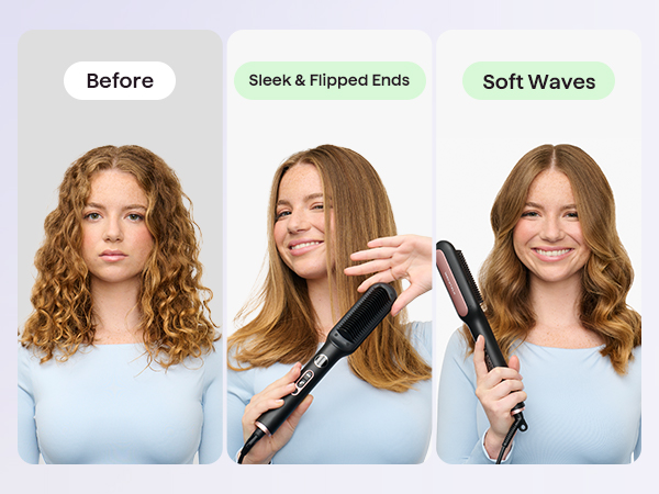 straightener brush