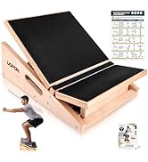 Anti-Slip Slant Board for Calf Stretching, Adjustable Incline Board for Physical Therapy &amp; Injury...