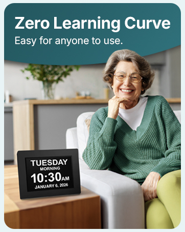 American Lifetime Day Clock Day of the Week Clock Time of Day Clock Calendar Clock