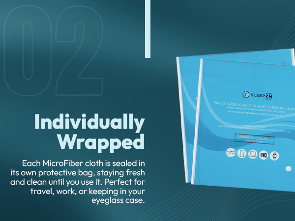 Special Blue Light Glasses Microfiber Cleaning Cloths