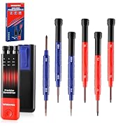 WORKPRO 6-Piece Precision Screwdriver Set, 12 Sizes Double-Ended Small Screwdrivers with Phillips...