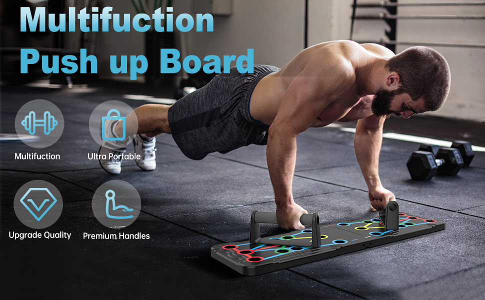 Apartment small space workout equipment push up board