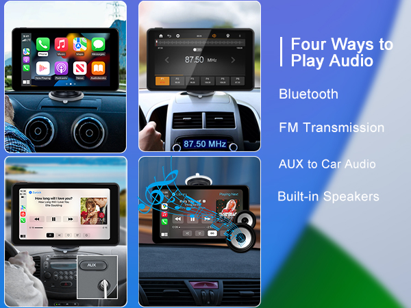 7 inch hd touch sreen for car with bluetooth