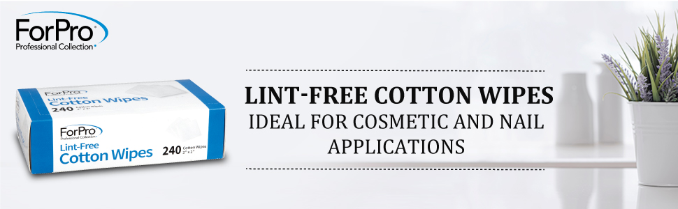 Lint-Free Cotton Wipes