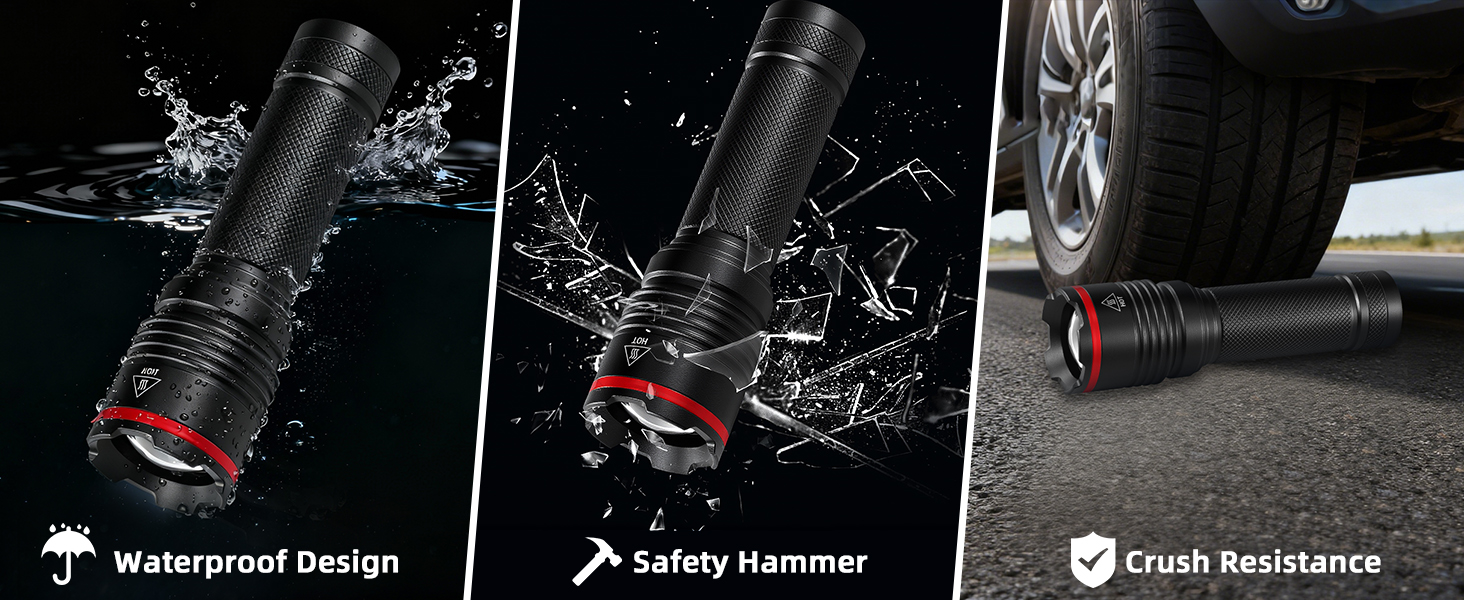 Handheld Tactical Flash Light-5