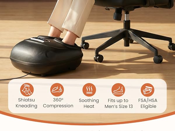 foot massager with heat