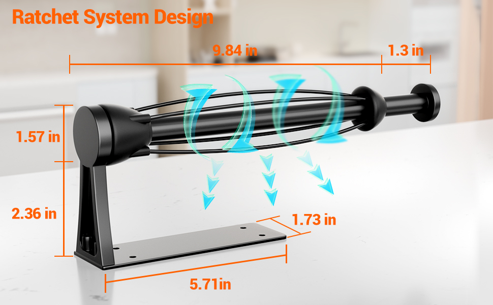 under cabinet paper towel holder