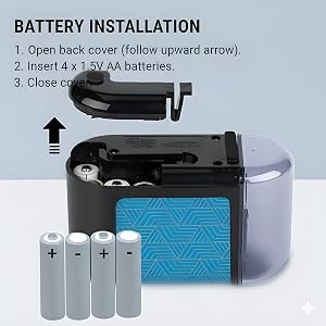 sharpener battery installation