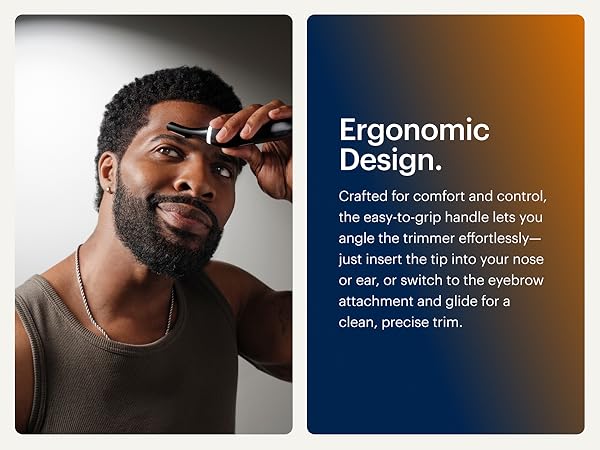 manscaped weed whacker nose ear hair trimmer eyebrow mens