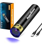 DARKDAWN UV 365nm Black Lights,Mini USB - C Rechargeable Flashlights Portable Woods Lamp, Handhel...