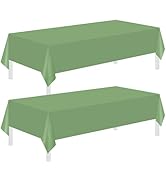 Childom 2 Pack Sage Green Tablecloths,54