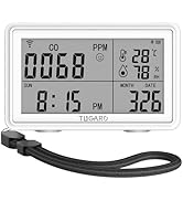 Tuya WiFi Portable Carbon Monoxide&amp;Temperature&amp;Humidity Display,Wireless Digital Hygrometer Indoo...