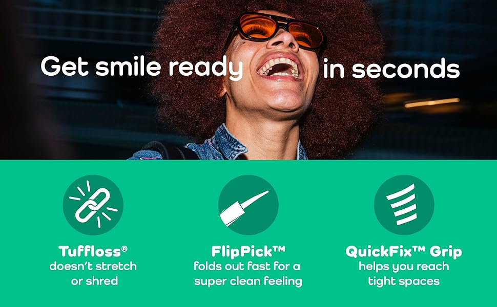 Plackers Gentle Line - Get smile ready in seconds