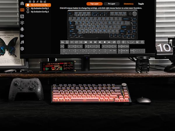 HE75 Tri-Mode Gaming Keyboard