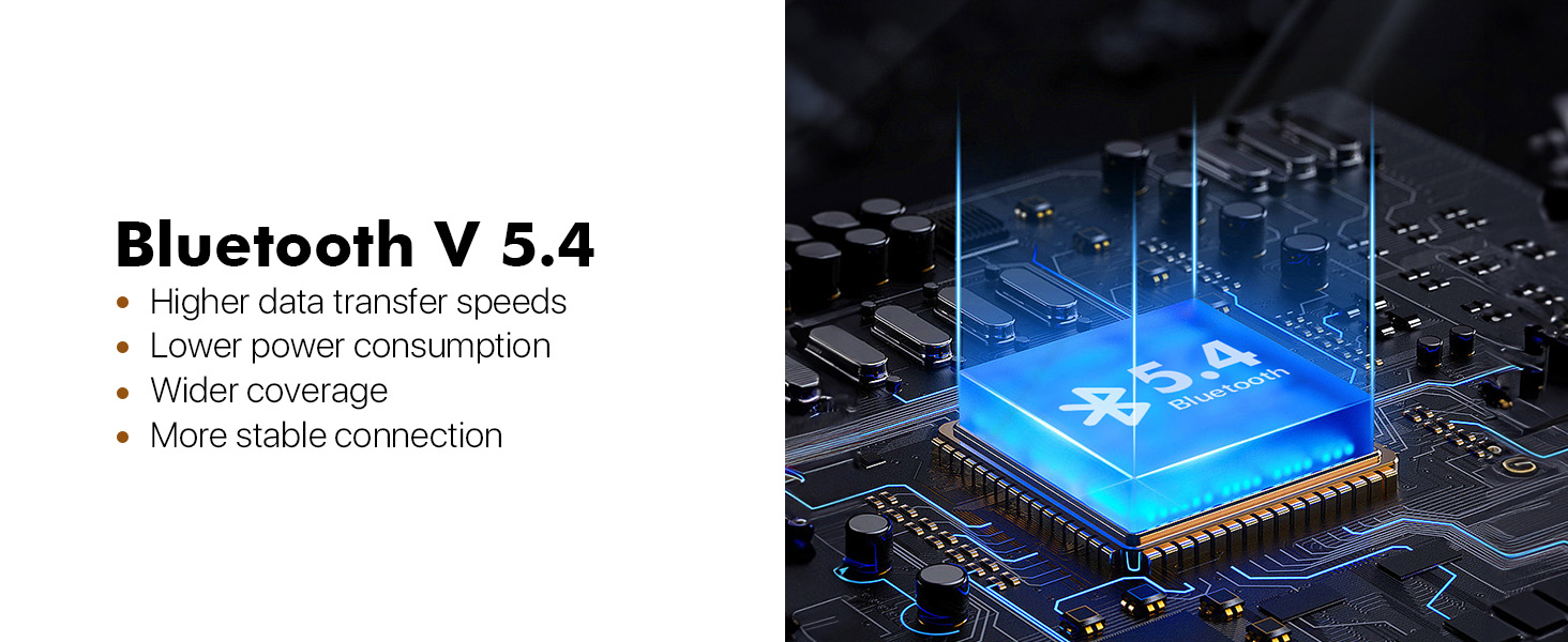 Advanced Bluetooth V5.4 Connectivity