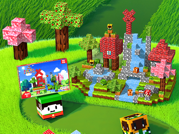 Magnetic Blocks- Forest World
