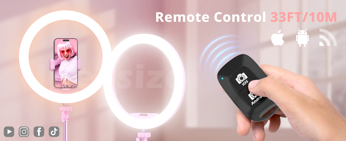 phone stand with light