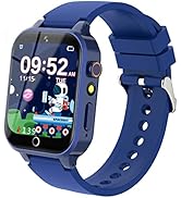Cosjoype Upgrade Kids Smart Watch for Kids with 26 Puzzle Games HD Camera Video MP3 Player Habit ...