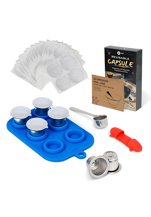 nespresso original reusable pods capsulas cafe refillable coffee stainless steel capsule pod reuse