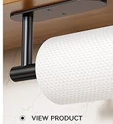 Auxmir Paper Towel Holder Under Cabinet, Self Adheisve Paper Towel Bar for Kitchen, Stainless Ste...