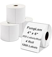 Thermal Shipping Labels, 4"x6" Thermal Shipping Labels, FungLam Mailing Postage Shipping Labels C...