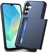 TOPAUX for Samsung A16 5G Wallet Case Galaxy A16 5G Wallet Case 2 Credit Card Holder Slide Cover ...