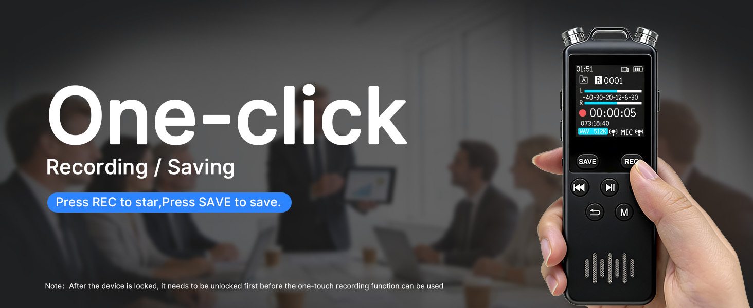 voice recorder with playback
