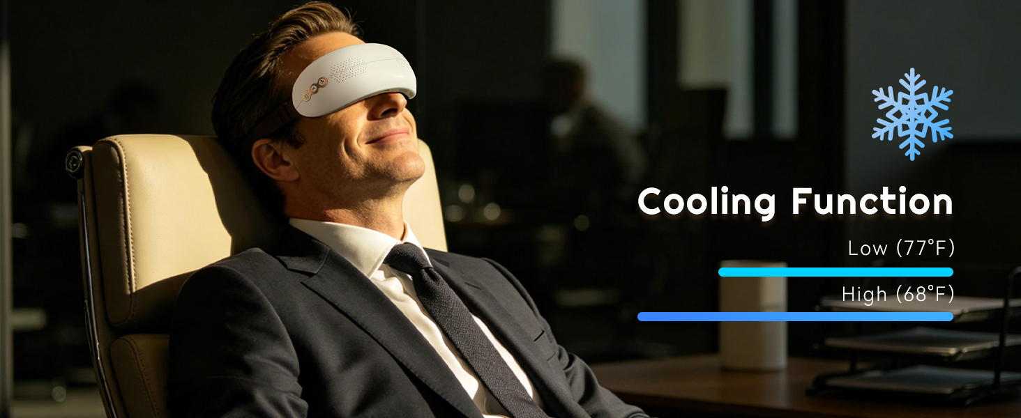 BEJA Eye Massager with Heat &amp;amp; Cooling